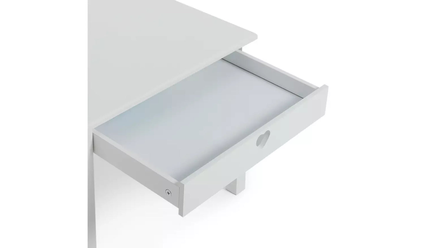 Assembled Mia Kids Table & 2 Chairs - White